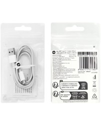 Usb Кабель-зарядка Xiaomi 1м 2A (SJX14ZM) белый 