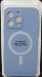 Накладка для iPhone 14 Pro Max 6.7&quot; Magsafe силикон лаванда