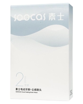  Насадки на зубную электрическую щетку Soocas X3 2шт белый