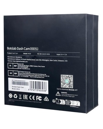  Видеорегистратор Botslab Dash Cam HK30 Pro EU черный