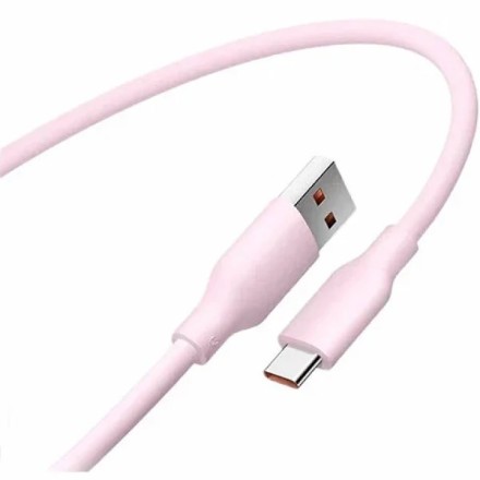  Usb Кабель-зарядка Xiaomi USB на Type-C 6A 2м BHR9279CN розовый