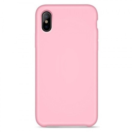  Накладка для i-Phone X Hoco Pure series силиконовая, розовая