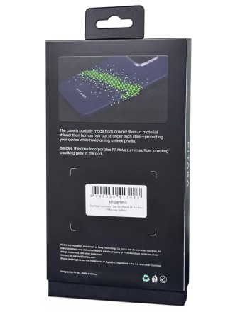  Накладка для i-Phone 16 Pro Max 6.9&quot; Pitaka StarPeak Luminous Case (Milky way galaxy)