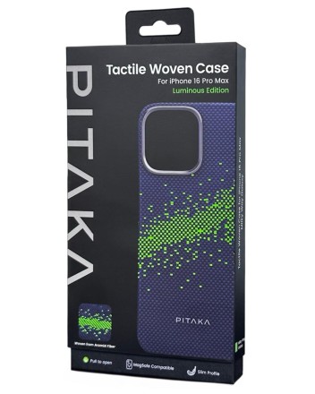  Накладка для i-Phone 16 Pro Max 6.9" Pitaka StarPeak Luminous Case (Milky way galaxy)