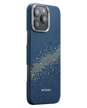  Накладка для i-Phone 16 Pro Max 6.9" Pitaka StarPeak Luminous Case (Milky way galaxy)