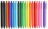  Ручка гелевая Kaco Pure Plastic Gel Ink (комплект 20шт) цветные