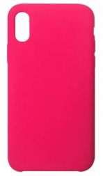 Чехол-накладка  i-Phone XR Silicone icase  №47 кислотно-розовая