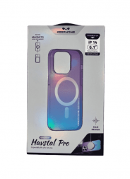 Накладка для i-Phone 14 Keephone Magsafe матовый пурпурный