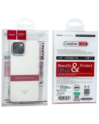 Накладка для i-Phone 15 Hoco Light силикон тонкий прозрачный