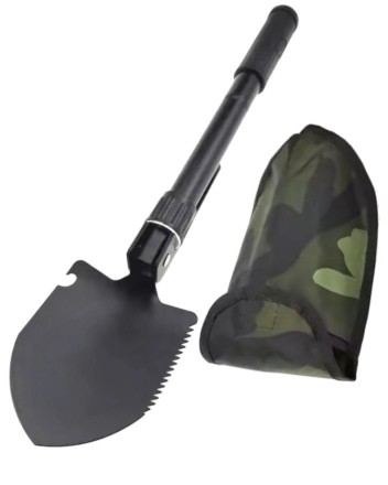  Лопата многофункциональная HX OUTDOORS Fishing Multifunctional Engineer Shovel черная