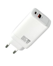 Сетевое зарядное устройство EOFE E601 1C/1USB 65W белое