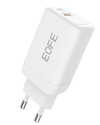 Сетевое зарядное устройство EOFE E601 1C/1USB 65W белое