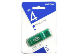 USB флеш накопитель Smartbuy 4GB Glossy series Green (SB4GBGS-G)
