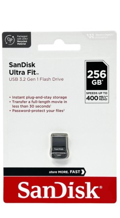  3.1 USB флеш накопитель SanDisk CZ430 Ultra Fit 256GB 400mb/s (SDCZ430-256G-G46)