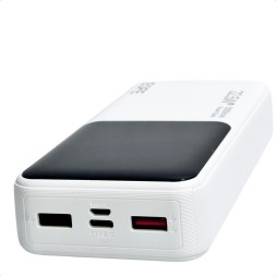 Powerbank EOFE G201 20000mAh 3A /22.5W 2USB/Type-C с дисплеем белый