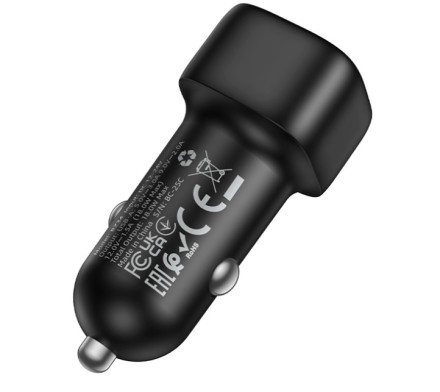  Автомобильное заряд. устр. Borofone BZ34 1USB 18W черное