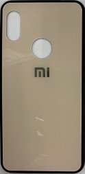 Накладка для Xiaomi Redmi Note 6 Pro пластик с логотипом разноцветные