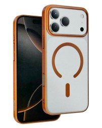 Накладка для i-Phone 17 Pro Keephone Skin Grip MagSnap оранжево-прозрачный