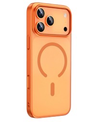 Накладка для i-Phone 17 Pro Keephone Skin Grip MagSnap оранжево-прозрачный