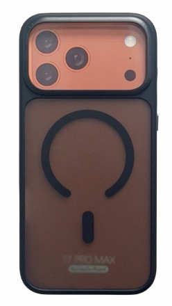  Накладка для i-Phone 17 Pro Max Puloka Magsafe черный