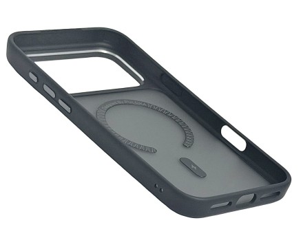  Накладка для i-Phone 17 Pro Max Puloka Magsafe черный
