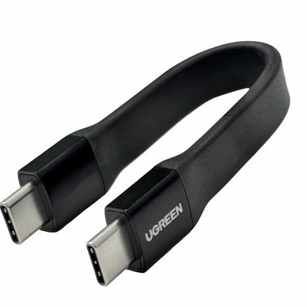  Usb Кабель-зарядка Type-C на Type-C Ugreen L315 240W 8K/60Hz 40Gbps 12cм черный