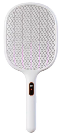  Электрическая мухобойка Qualitell Digital Display Mosquito Swatte S1 ZSS210903 белый