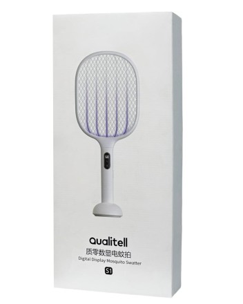  Электрическая мухобойка Qualitell Digital Display Mosquito Swatte S1 ZSS210903 белый