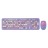  Комплект клавиатура+мышь мультимедийный Smartbuy 666395 фиолетовый (SBC-666395AG-V)