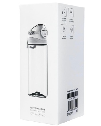  Бутылка для воды Xiaomi Quange Tritan Sports Cup 480ml серая