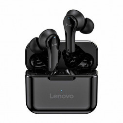 Мобильная Bluetooth-гарнитура Lenovo QT82 черная
