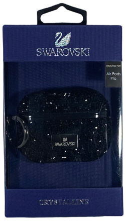  Чехол для AirPods Pro Swarovski чёрный