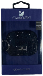 Чехол для AirPods Pro Swarovski чёрный
