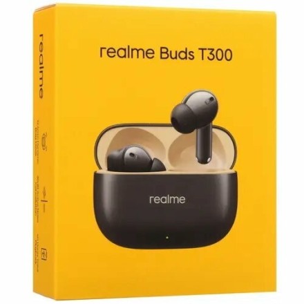  Беспроводные наушники TWS Realme Buds T300 BT5.460mAh 8ч чёрный