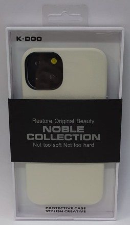  Накладка для i-Phone 13 K-Doo Noble кожаная белая