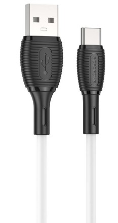  Usb Кабель-зарядка Type-C Borofone BX86 3A 1м белый