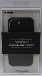 Накладка для i-Phone 13 Mini K-Doo Noble кожаная черная