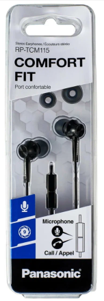  Стереонаушники Panasonic RP-TCM115GCK черные