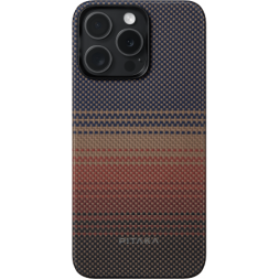 Накладка для i-Phone 15 Pro 6.1&quot; Pitaka Magez Case 5 Aramid Fiber Закат (sunset)