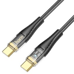 Usb Кабель-зарядка Type-C на Type-C Hoco U121 60W 1м черный