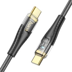 Usb Кабель-зарядка Type-C на Type-C Hoco U121 60W 1м черный