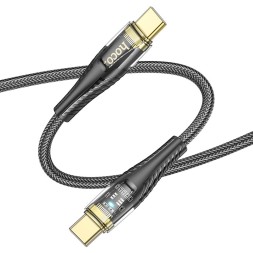 Usb Кабель-зарядка Type-C на Type-C Hoco U121 60W 1м черный