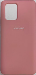 Накладка для Samsung Galaxy M31S Silicone cover розовая