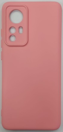  Накладка для Xiaomi Redmi 12X силикон матовый розовый