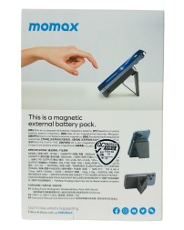 Powerbank магнитный с MagSafe Momax Q. Mag Power8 5000mAh IP108E черный