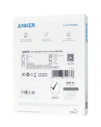Powerbank магнитный с MagSafe Anker 622 5000mAh 1USB-C 7.5W чёрный