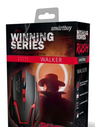Мышь игровая проводная Smartbuy RUSH Walker черная (SBM-722G-K)/40