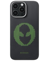 Накладка для i-Phone 16 Pro 6.3&quot; Pitaka Aries Tactile Woven case (Alien)