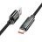  Usb Кабель-зарядка Type-C Hoco U125 с индикацией 5A 66W 1.2м черный
