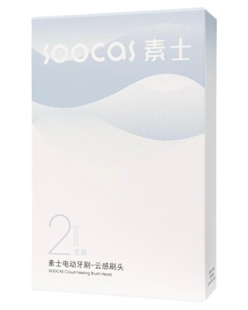  Насадки Xiaomi на зубную электрическую щетку Soocas X3 2шт черный